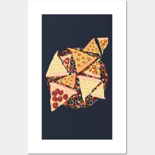 Pizza Pattern No. 1 Posters and Art